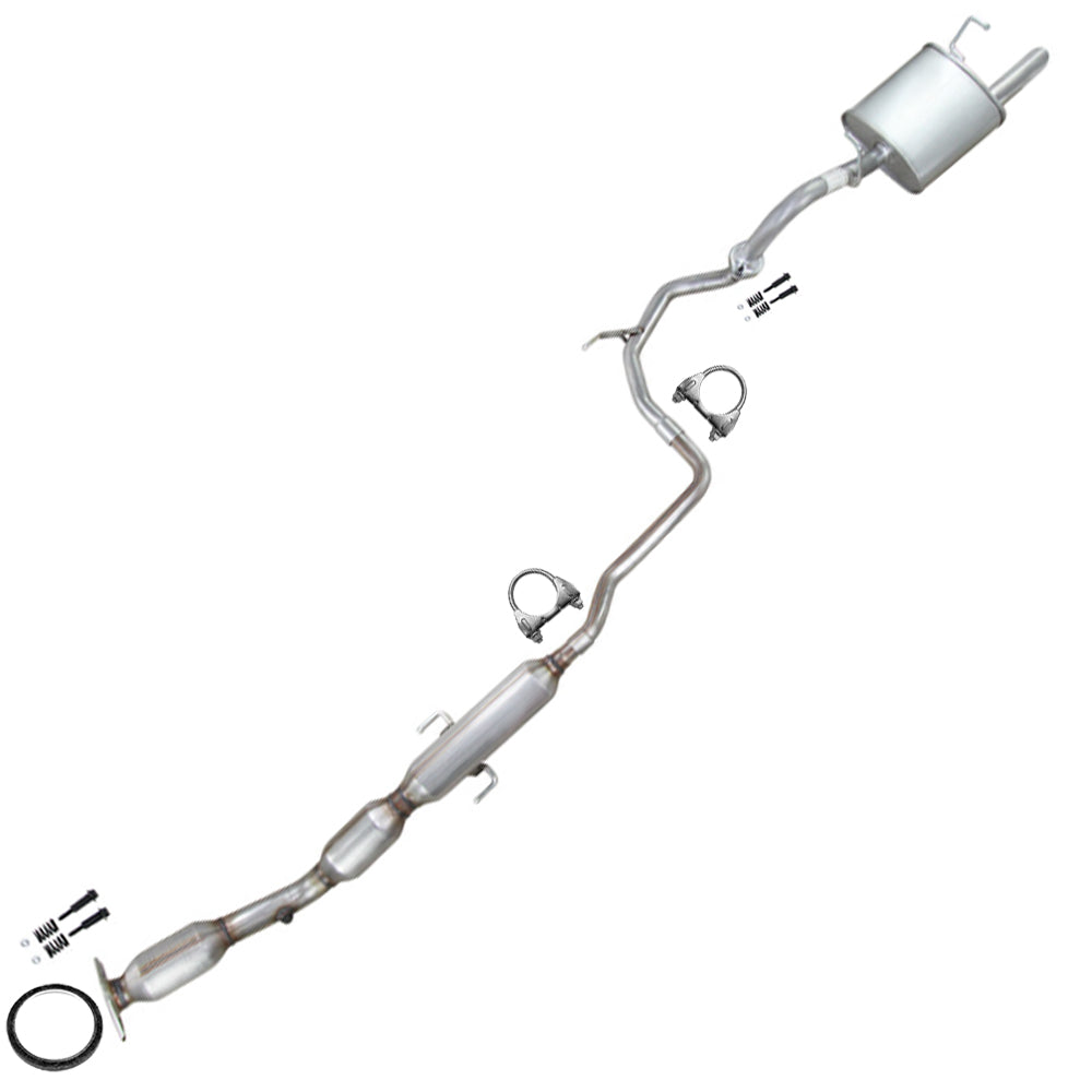 2007-2011 Toyota Yaris 1.5L Catalytic Converter and Muffler