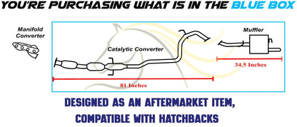 2007-2011 Toyota Yaris 1.5L Catalytic Converter and Muffler