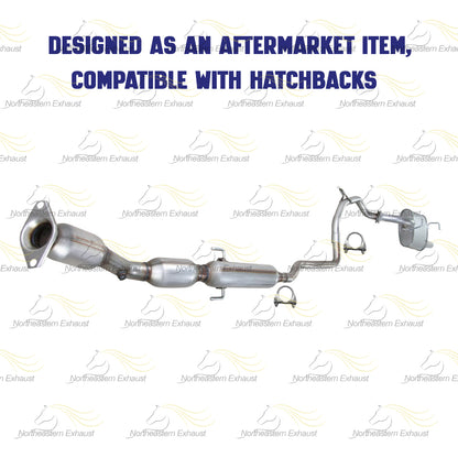 2007-2011 Toyota Yaris 1.5L Catalytic Converter and Muffler