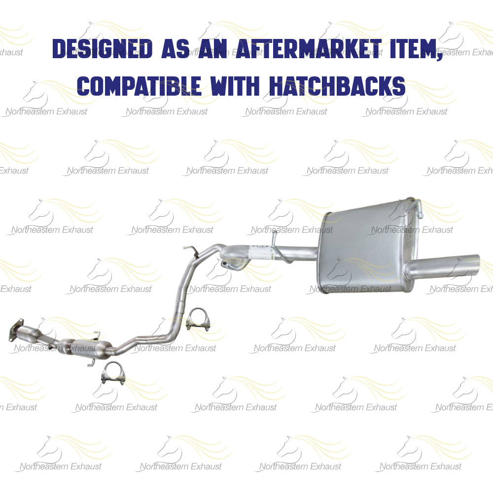 2007-2011 Toyota Yaris 1.5L Catalytic Converter and Muffler