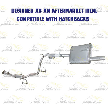 2007-2011 Toyota Yaris 1.5L Catalytic Converter and Muffler