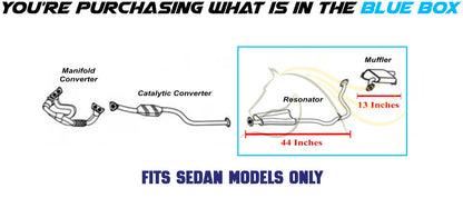 2012-2016 Subaru Impreza 2.0L Exhaust Mufflers