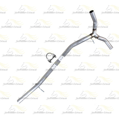 Y Pipe and Pair of Muffler for 2012-2015 Ford Explorer 2.0L | 2011-2015 Explorer 3.5L