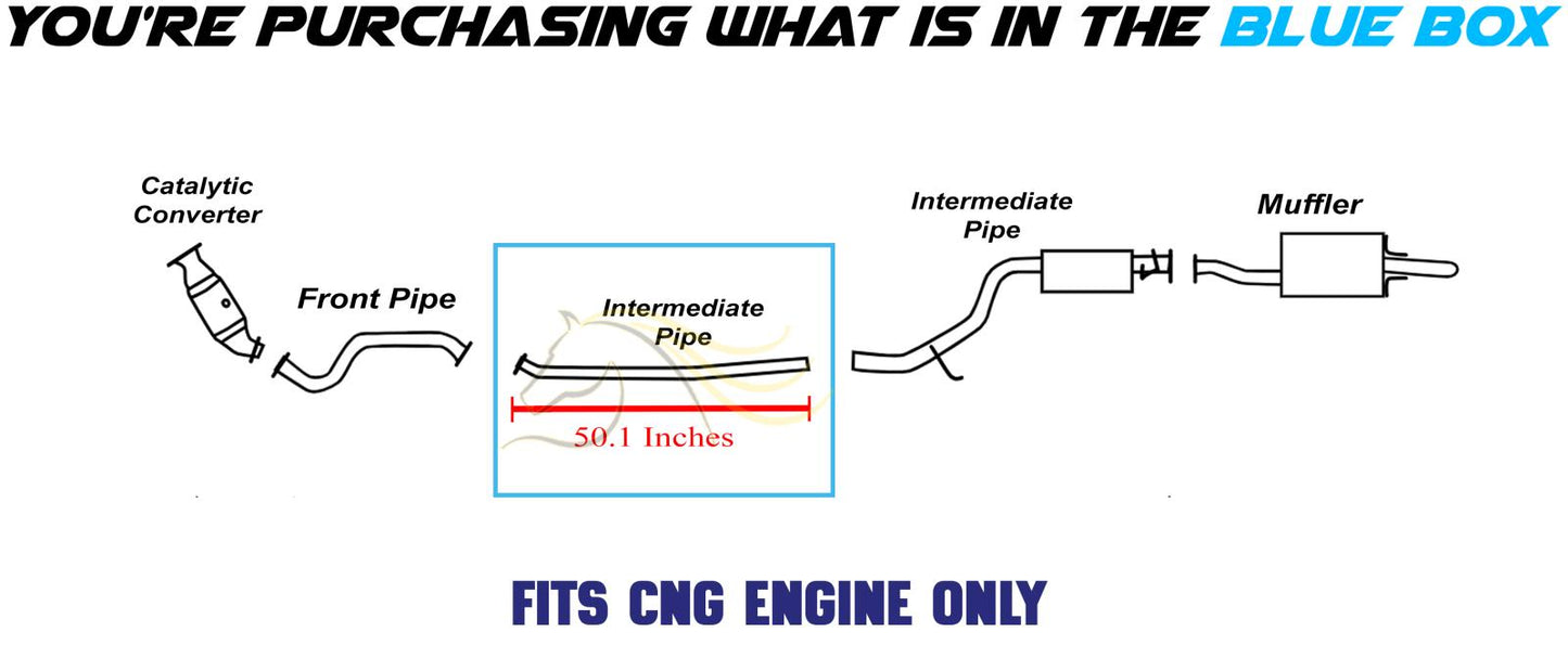2012-2015 Honda Civic 1.8L Exhaust Pipe | For Models with CNG Engine