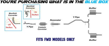 Pair of Manifold Catalytic 2006-2008 Fusion | 2006 Zephyr | 2006-2007 Milan | 3.0L