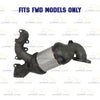 Manifold Catalytic for 2006-2008 Ford Fusion & Mercury Milan | 2006 Lincoln Zephyr | 3.0L