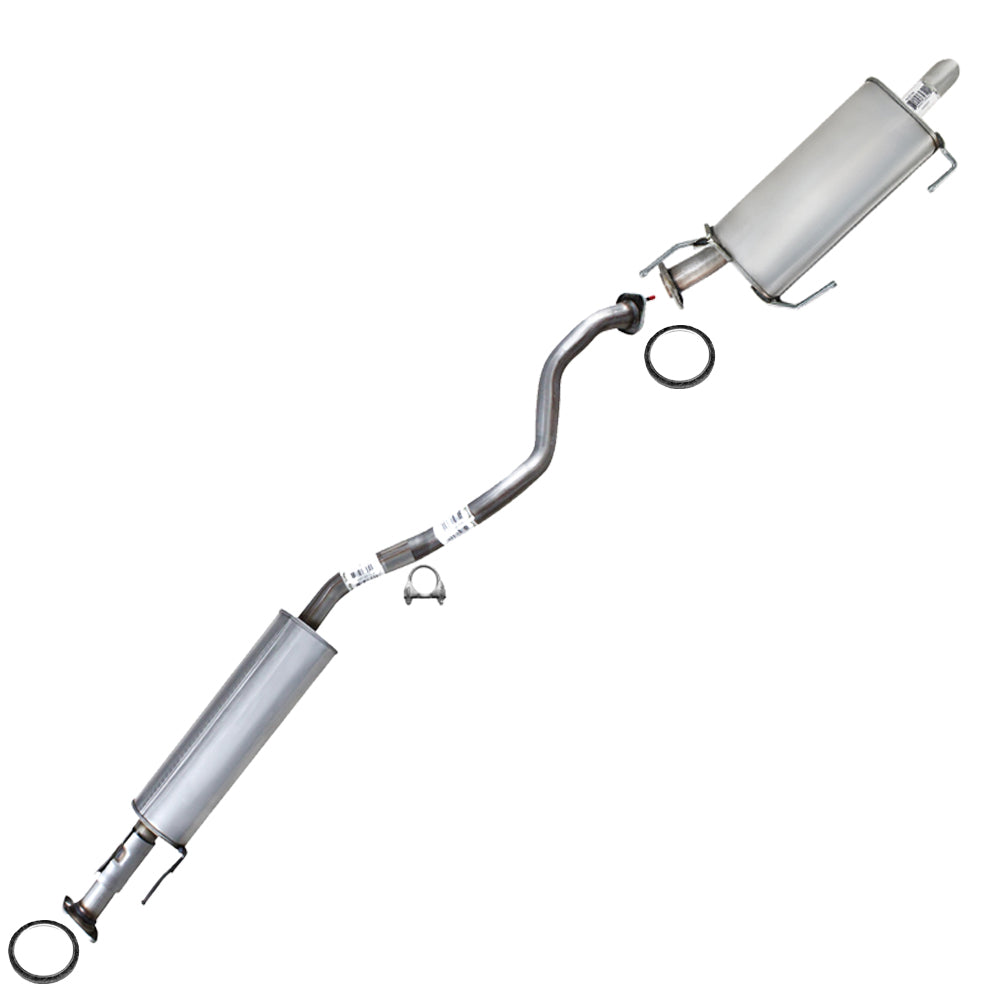 2011-2017 Nissan Juke 1.6L Resonator and Muffler Exhaust Kit | FWD