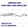 2011-2017 Nissan Juke 1.6L Resonator and Muffler Exhaust Kit | FWD