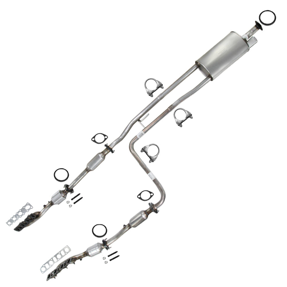 2007-2015 Nissan Titan 5.6L Exhaust System Kit with Catalytic