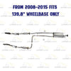 2007-2015 Nissan Titan 5.6L Exhaust System Kit with Catalytic