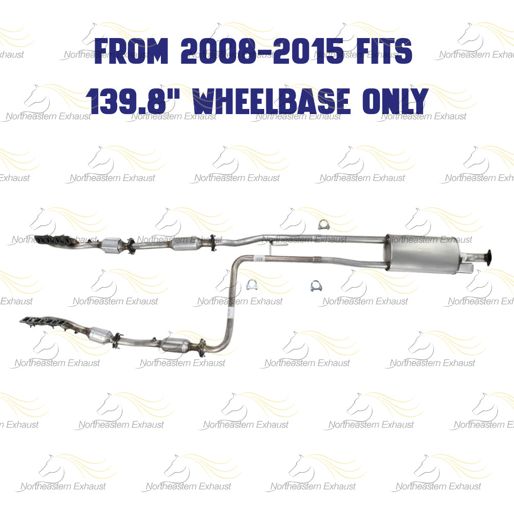 2007-2015 Nissan Titan 5.6L Exhaust System Kit with Catalytic