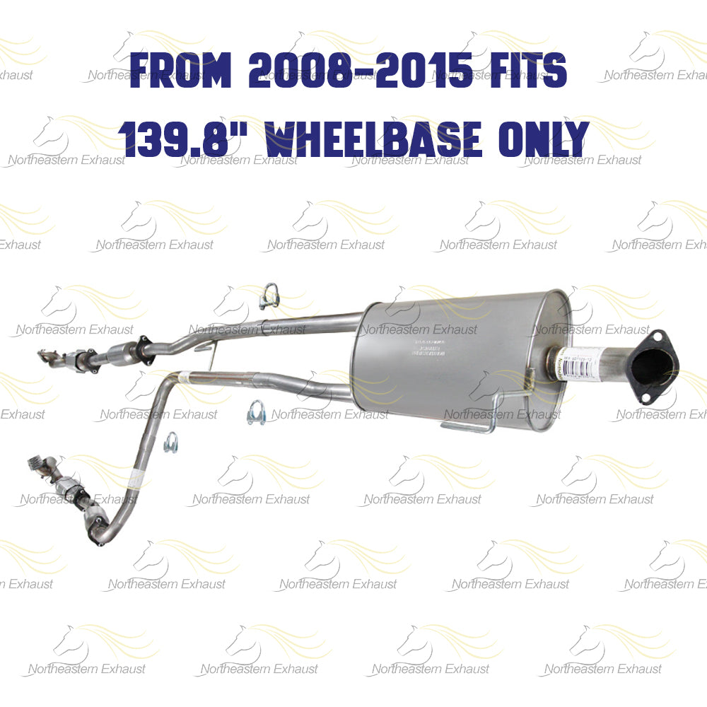 2007-2015 Nissan Titan 5.6L Exhaust System Kit with Catalytic