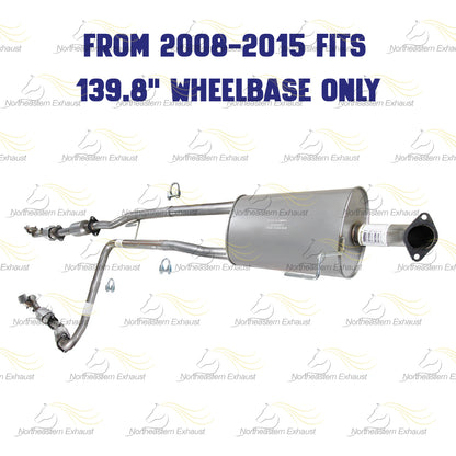 2007-2015 Nissan Titan 5.6L Exhaust System Kit with Catalytic