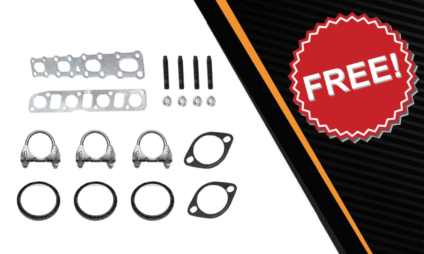 2007-2015 Nissan Titan 5.6L Complete Exhaust System Kit with Catalytic