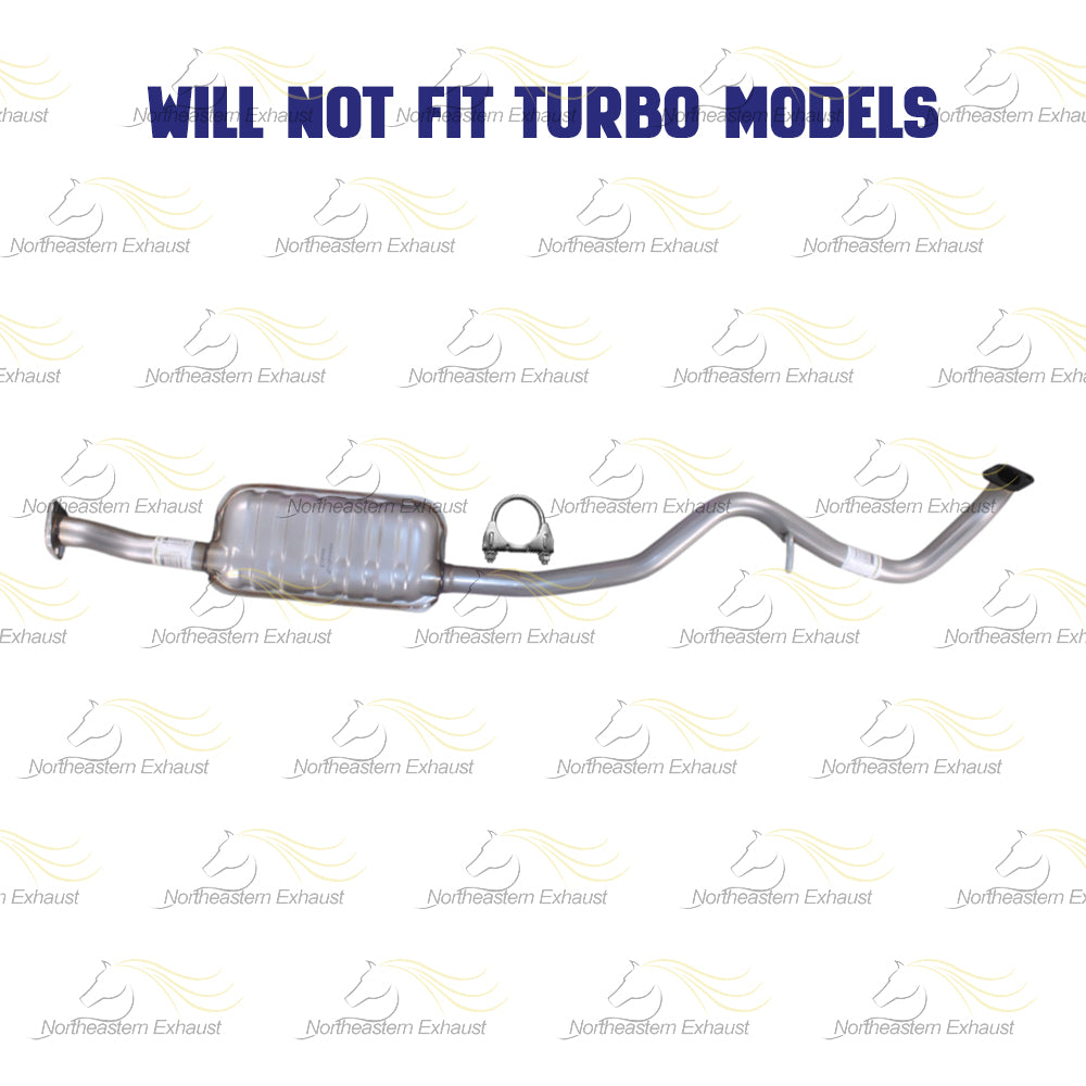 2010-2015 Subaru Legacy 2.5L Resonator Pipe and Muffler Exhaust Kit