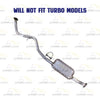 2010-2015 Subaru Legacy 2.5L Resonator Pipe and Muffler Exhaust Kit