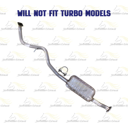 2010-2015 Subaru Legacy 2.5L Resonator Pipe and Muffler Exhaust Kit