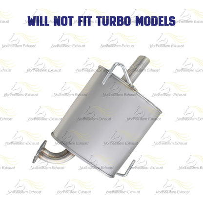 2010-2015 Subaru Legacy 2.5L Resonator Pipe and Muffler Exhaust Kit