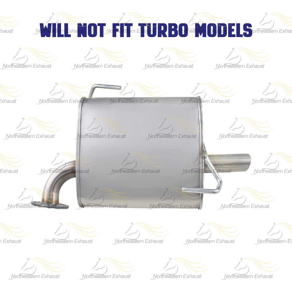 2010-2015 Subaru Legacy 2.5L Resonator Pipe and Muffler Exhaust Kit