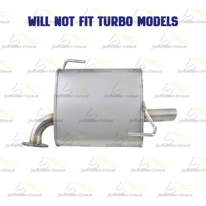 2010-2015 Subaru Legacy 2.5L Resonator Pipe and Muffler Exhaust Kit