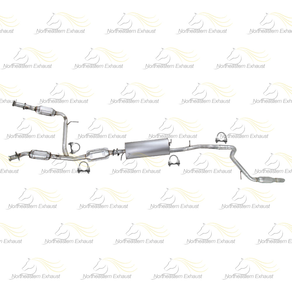 2003-2005 Lincoln Aviator 4.6L Complete Exhaust System Kit with Catalytic