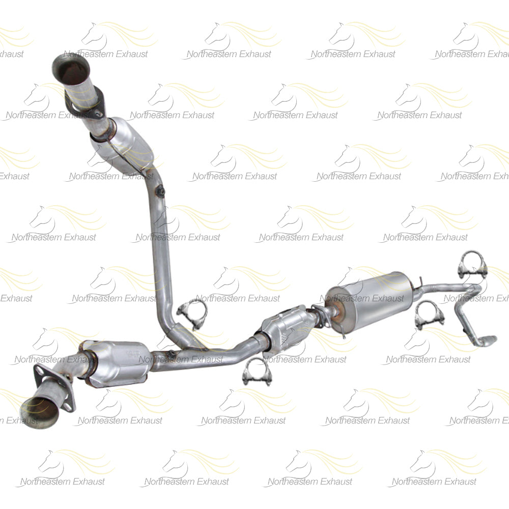 2003-2005 Lincoln Aviator 4.6L Complete Exhaust System Kit with Catalytic