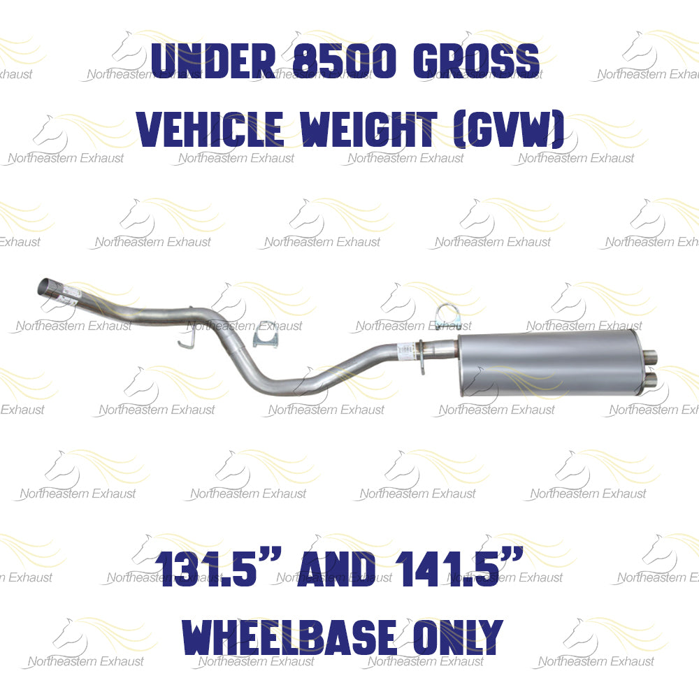 Exhaust Muffler and Tail Pipe for 1996-1998 Chevrolet C1500/C2500/K1500 | 5.7L