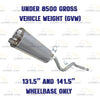 Exhaust Muffler and Tail Pipe for 1996-1998 Chevrolet C1500/C2500/K1500 | 5.7L