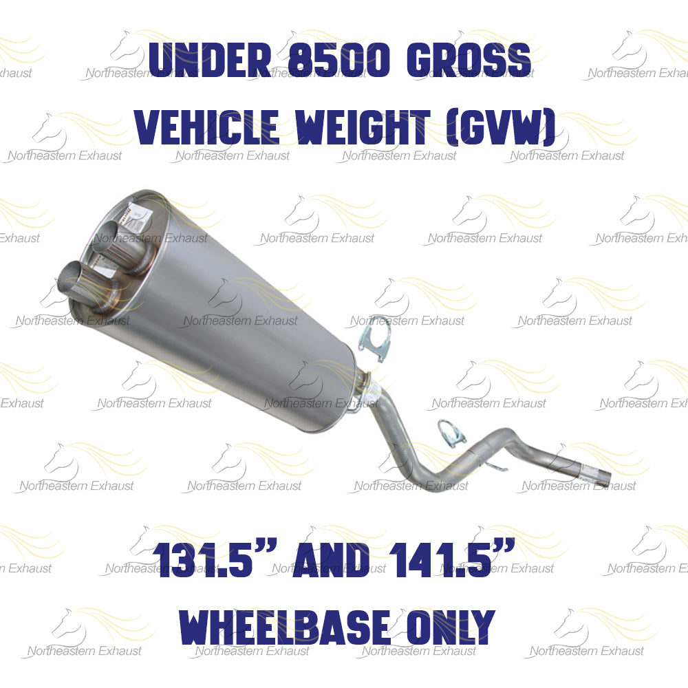 Exhaust Muffler and Tail Pipe for 1996-1998 Chevrolet C1500/C2500/K1500 | 5.7L