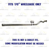 Exhaust Tail Pipe for 2007-2014 Mercedes Benz Sprinter 2500/3500 and Dodge Sprinter 2500 2.1L 3.0L