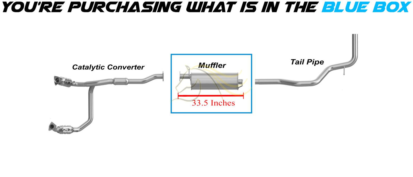 Exhaust Muffler for Chevrolet and GMC