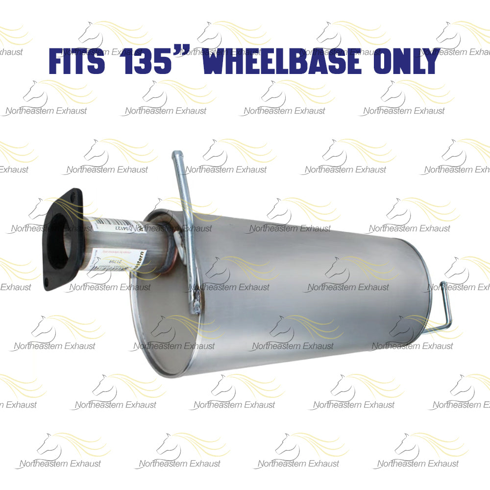 Exhaust Muffler for Chevrolet and GMC - For 135" Wheelbase