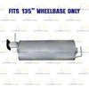 Exhaust Muffler for Chevrolet and GMC - For 135" Wheelbase
