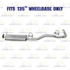 Muffler and Tail Pipe for Chevrolet and GMC - For 135" Wheelbase