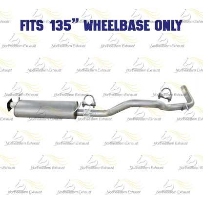 Muffler and Tail Pipe for Chevrolet and GMC - For 135" Wheelbase
