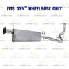 Muffler and Tail Pipe for Chevrolet and GMC - For 135" Wheelbase