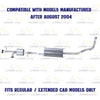 2004 Toyota Tundra 4.7L, 2005 Toyota Tundra 4.7L  and 2006 Toyota Tundra 4.7L Resonator and Muffler