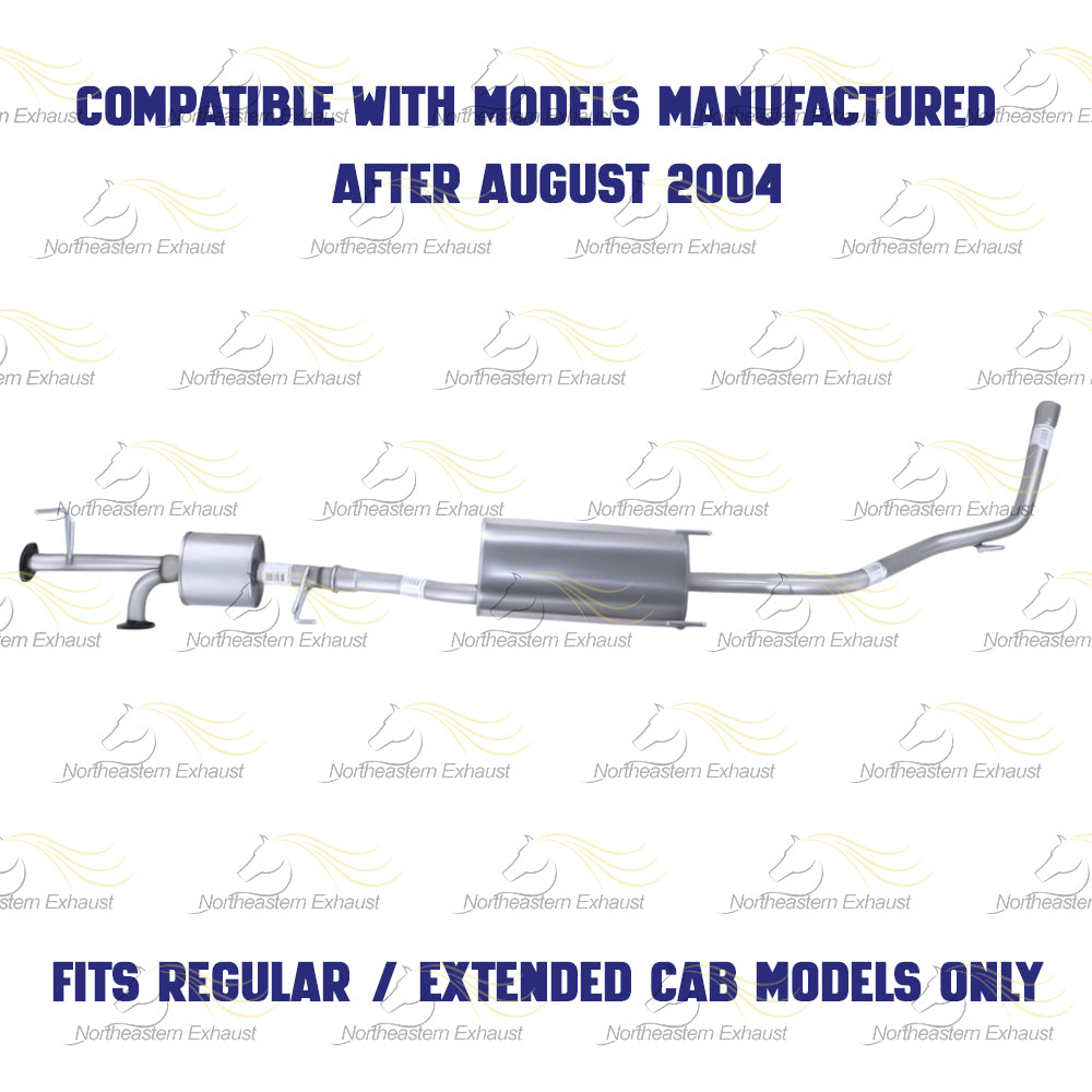 2004-2006 Toyota Tundra 4.7L Resonator and Muffler