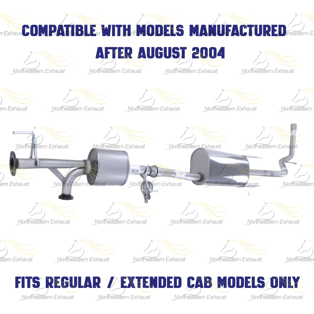 2004-2006 Toyota Tundra 4.7L Resonator and Muffler