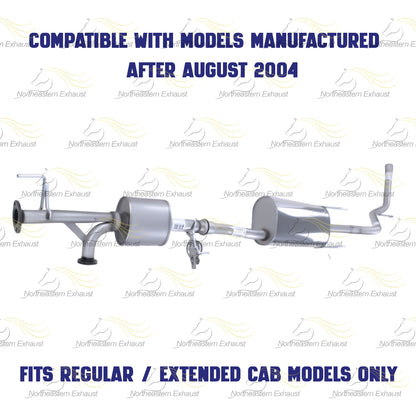 2004-2006 Toyota Tundra 4.7L Resonator and Muffler