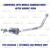 2004 Toyota Tundra 4.7L, 2005 Toyota Tundra 4.7L  and 2006 Toyota Tundra 4.7L Resonator and Muffler