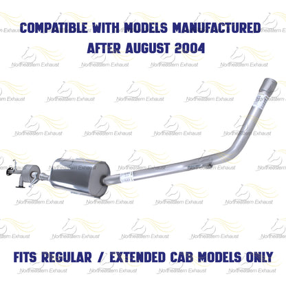 2004-2006 Toyota Tundra 4.7L Resonator and Muffler