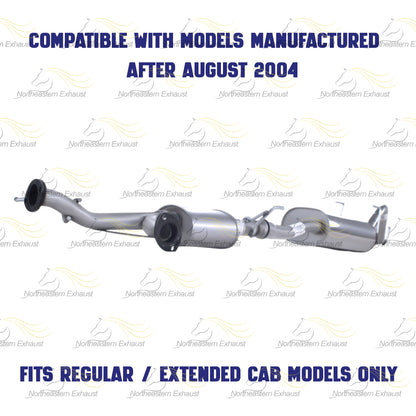 2004-2006 Toyota Tundra 4.7L Resonator and Muffler
