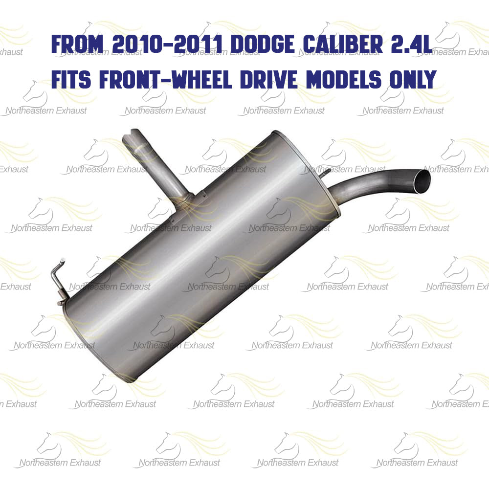 2007-2012 Dodge Caliber 1.8L 2.0L 2.4L Resonator and Muffler - FWD