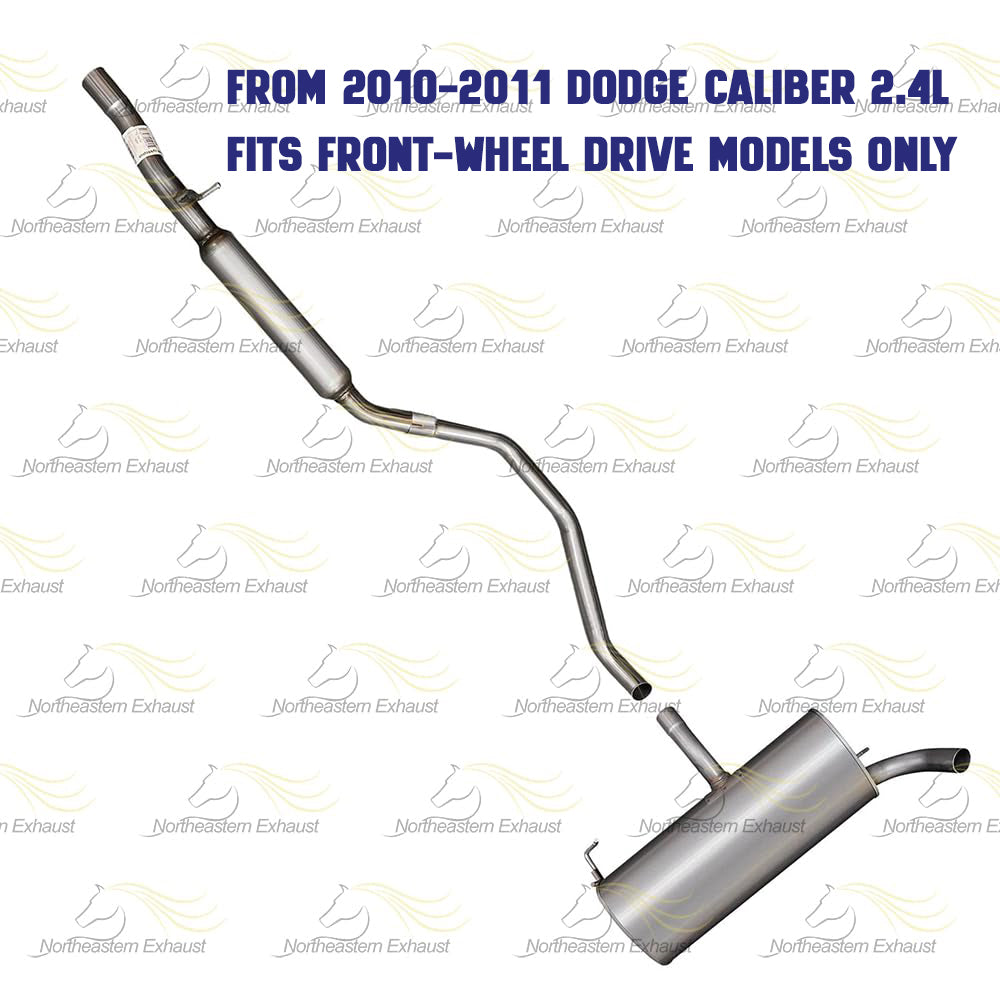 2007-2012 Dodge Caliber 1.8L 2.0L 2.4L Resonator and Muffler - FWD