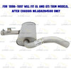 Exhaust Muffler for 1995-2002 Volkswagen Cabrio 2.0L | 1993-1998 Golf 2.0L | 1993-1999 Jetta 2.0L