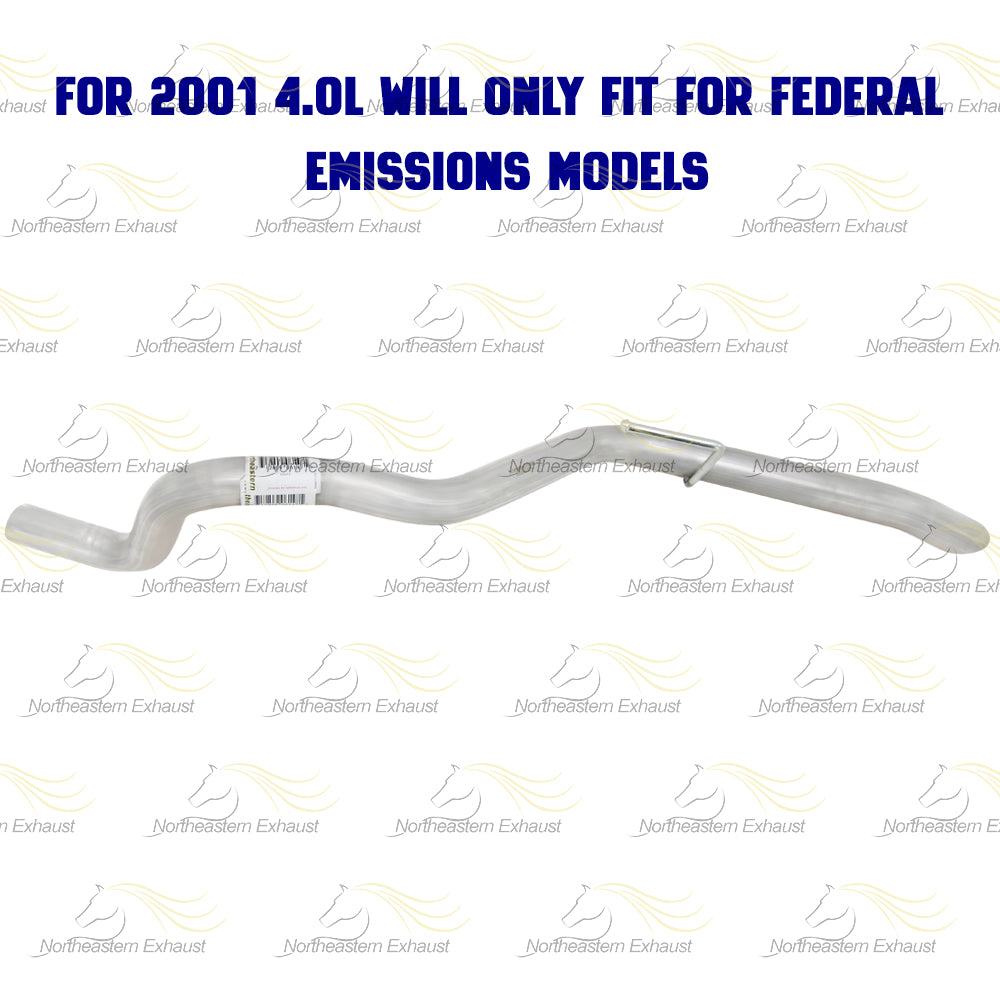 1999-2004 Jeep Grand Cherokee 4.0L & 4.7L Exhaust Tail Pipe