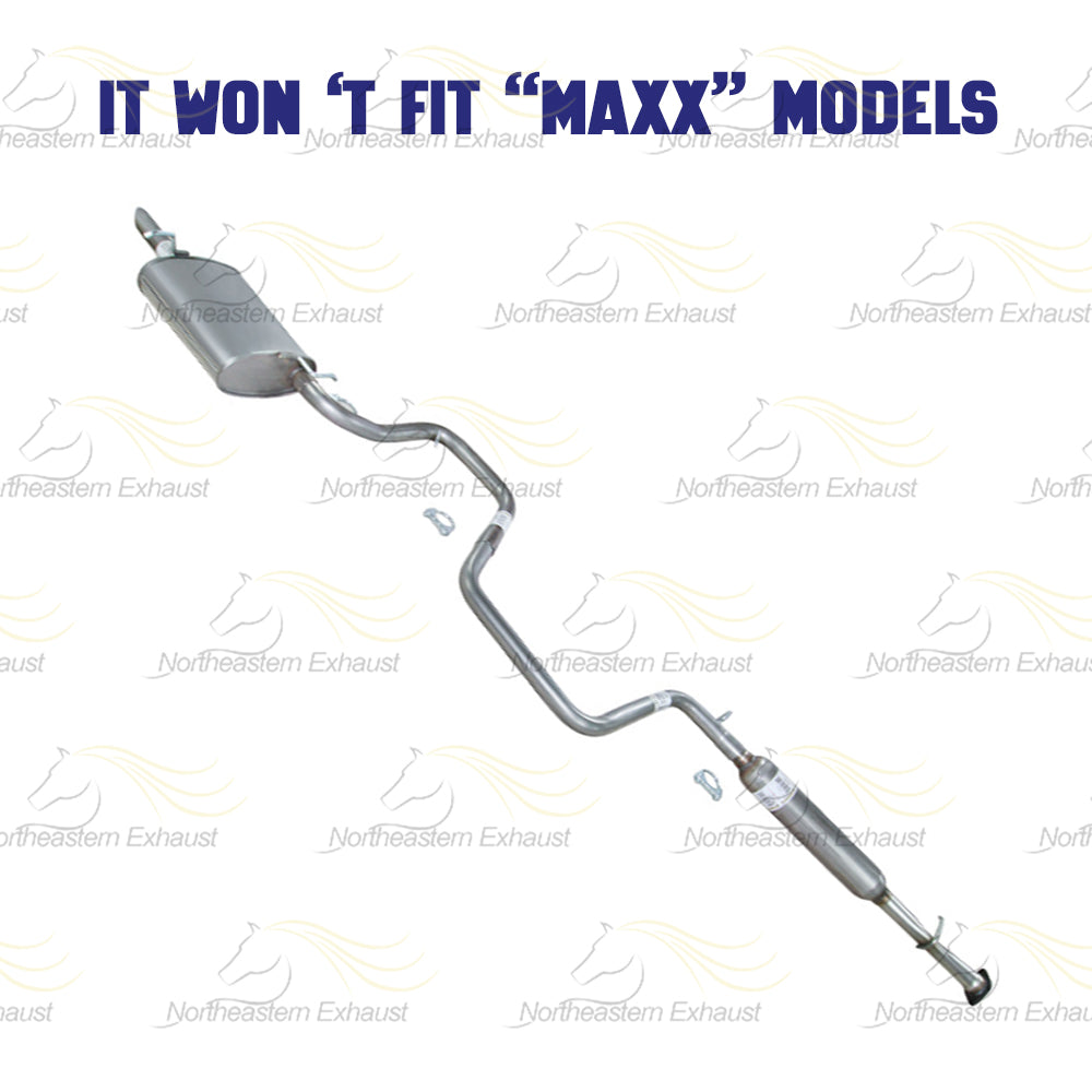 Cat-back Exhaust System for 2004-2008 Chevrolet Malibu 2.2L | 2004-2006 Malibu 3.5L