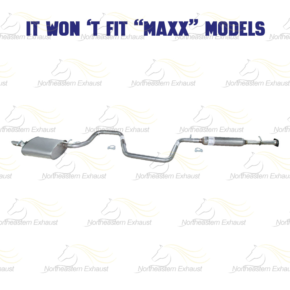 Cat-back Exhaust System for 2004-2008 Chevrolet Malibu 2.2L | 2004-2006 Malibu 3.5L