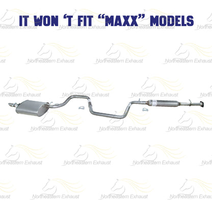 Cat-back Exhaust System for 2004-2008 Chevrolet Malibu 2.2L | 2004-2006 Malibu 3.5L